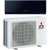 MITSUBISHI ELECTRIC MUZ-EF25VG + MSZ-EF25VGKB Kit Monosplit Kirigamine Zen a Parete con Wi-Fi Integrato - 2.5 kW Nero