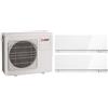 MITSUBISHI ELECTRIC MXZ-3F68VF + (x2) MSZ-EF35VGKW Kit DualSplit a Parete Kirigamine Zen con Wi-Fi Integrato - 6.8 kW