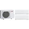 MITSUBISHI ELECTRIC MXZ-2F33VF + (2x) MSZ-AY25VGKP Kit DualSplit a Parete DC Inverter / Pompa di Calore R32 con Wi-Fi Integrato - 3.3 kW