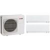 MITSUBISHI ELECTRIC MXZ-3F68VF + (2x) MSZ-AY35VGKP Kit DualSplit a Parete DC Inverter / Pompa di Calore R32 con Wi-Fi Integrato - 6.8 kW