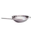 Demeyere - Wok Acciaio Inossidabile Diametro 32 cm Capacità 5,5 lt Colore Argento