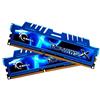 G.SKILL - Memoria Dimm RipjawsX 16 GB (2 x 8GB) DDR3 2400 MHz CL11 Non-ECC Dissipatore Blu
