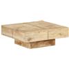 VIDAXL - Tavolino Da Caff? 80x80x28 Cm In Legno Massello Di Mango