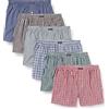 Lower East Le150, Boxer Americani Uomo, Blu Navy/Nero/Bordeaux, XL