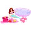 MATTEL - Disney Princess Ariel con Piscina e Sabbia Modellabile - Set Bambola e Accessori