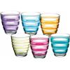 PASABAHCE - Bicchieri Helez 6 pezzi a fasce colorate 28,5 cl - set 6 pezzi