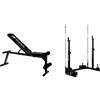 FIT EVOLUTION KIT JK FITNESS PANCA GINNICA 6040 + SUPPORTO BILANCIERE 6065 .
