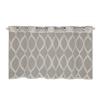Gardinia Sehlbach Tenda bistrot Scherli in Brunito, Bianco, 135 x 50 cm, Elegante contenimento, Traslucido, Facile da applicare, Elegante leggerezza