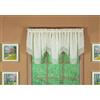 Today's Curtain Emelia Ascot - Tenda in voile originale, 63,5 cm, colore ecru, 101,6 x 63,5 cm (larghezza x lunghezza)