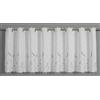 Gardinia Sehlbach Tenda bistrot in voile ricamato lavanda, Bianco, 150 x 45 cm, Ricamo elegante, Traslucida, Opaca, Fissaggio facile, Certificato Oeko-Tex