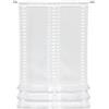 Gardinia Sehlbach Tenda romana in voile con ricamo, Bianco 60 x 120 cm, Regolabile in altezza, Stile senza tempo, Romantica, Traslucida, Certificato Oeko-Tex, Fissaggio facile