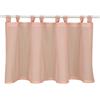 Gardinia Sehlbach Tenda bistrot in voile uni, Rosa, 135 x 50 cm, Tessuto trasparente, Montaggio rapido, Eleganza senza tempo, Certificato Oeko-Tex