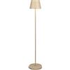 Konstsmide Lampada da terra a LED Pomezia M, colore sabbia, per interni ed esterni, senza fili, 25 x 53/88,5/125 x 25 cm, 7841-330