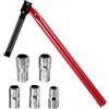 Chiave Per Rubinetti Professionale - Set 6 Pezzi Con Teste Intercambiabili 8-13mm Per Lavello E Installazioni Idrauliche - Foto 3