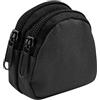 CANCYCC Marsupio tattico Molle, marsupio da uomo, mini tasca, per cellulare, per cuffie, per uomini, donne, escursioni, viaggi all'aperto (nero), Nero , Semplice, compatto, durevole, adatto per telefoni