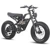 Fafrees Bici elettrica F20 Ultra E Bike, batteria 48V 25Ah, città elettrici da 20* 5.0 pollici, motore fatbike, autonomia mountain bike fino a 80-140 km (Nero)