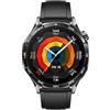 HUAWEI Montre connectée Huawei Watch GT 5 46 mm acier inoxydable avec bracelet en fluoroélastomère Noir