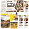 Hupeyna Kit Riparazione Legno Stucco, Grande Capacità Kit Riparazione Mobili in Legno, Stucco per Legno e Cera D'api - Riparare di Macchie, Graffi, Crepe, Buchi, Scolorimento per Riparazione Legno Mobili