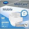 MoliCare Premium Mobile Mutandine Monouso per l'Incontinenza, Protezione Discreta per Donne e Uomini, Pannoloni per Anziani, 6 Gocce, Taglia XS, 14 pezzi