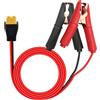 HuaLiSiJi XT60 Connector a Clip Coccodrillo Cavo 12V 24V 20A 14AWG XT60 Femmina con Clip di Batteria a Coccodrillo per Utilizzato per Centrali Elettriche Portatili, Attrezzi Elettrici, ecc (3 m)