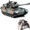 Supdex Carro Armato Telecomandato M60 1:18 con Sparo BB e Acqua, Serbatoio Telecomandato Fumo, Suoni e Luci Realistici, Cingoli Robusti, 2.4GHz Carro Armato Radiocomandato RC Tank Airsoft per Bambini 6+