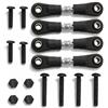 Dilwe Tirante per sterzo per auto RC da 4 pezzi, set di tiranti per sterzo RC durevole per accessori di aggiornamento per auto piatte 1/10 RC(42-50 mm)