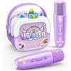 Dislocati Unicorno Karaoke per Bambini con 2 Microfoni, Giochi Divertenti per Feste e Canto a Casa - Regalo Perfetto