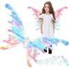Alaoo Ali da Fata, Luminose Ali di Fata a LED, Ali Elettriche con Luci a LED, Mobili, Adatto a Bambini e Adulti, Mantello con Ali di Farfalla Adatto per Carnevale, Carnevale, Festa a Tema