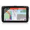 BXLIYER JOYX Android 12 IPS Autoradio Per VW Skoda SEAT Golf Polo Jetta Passat Touran - [4G+64G] - Integrato Carplay/Android Auto - LED Camera + MIC - DAB Volante WiFi 360-Camera Fast-Boot - 9 Pollici 2 Din