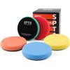 SPTA Kit per Lucidatrici Auto, 5Pcs 125mm Tamponi Tampone Kit di lucidatura per ceretta lucidatura Spugna Lucidatura Pad Kit Composto di lucidatura Auto per 125mm lucidatura Auto -FPTFS5