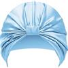 townssilk 100% Seta di gelso, Cappello da Notte da Donna, 16 Momme, in Seta, Ideale per i Capelli, Protegge i Capelli, Cappello da Notte in Seta,Popolare,Iceblue