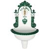 aubaho Fontana Muro del Giardino di Alluminio 72 Centimetri Bacino Fontana in Stile