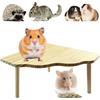 SZSMW Piattaforme per Criceti - Piattaforma in Legno per Piccoli Animali - Piattaforma di Gabbia - Adatto A Criceti, Conigli, Cavie E Buoni Giocattoli Che Possono Promuovere L'Esercizio (22 Cm*13 Cm)