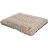 BingoPaw Cuccia per cani Taglia Grande: XXL Lettino cani Sfoderabile Lavabile Materassino cane Impermeabile, Cuscino Soffice Morbido Peloso Antiscivolo per animali domestici 120x90x12 cm, Beige