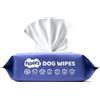 Floofs Salviette Cane | Salviettine Cane antibatteriche per Pulizia Muso, Orecchie, Parti Intime e Rughe | Salviette per Cani ipoallergeniche | 100 salviette per Gatti Senza Profumo |15x20cm, 50gsm
