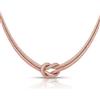 Louis Ciocchetti dal 1887- Collana Argento 925 Con Nodo, Regolabile, Nodo Simbolico per Amore, Amicizia e Infinito ideale per regalo San Valentino, made in italy