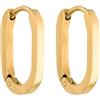 Purelei® Eleganti Orecchini a Charm per Donne - Versatili da Combinare, 18K Placcati in Oro, Acciaio Inox, per Ogni Occasione, Normal, Acciaio inossidabile, Abalone