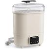 Mobiclinic®, Sterilizzatore Biberon, 4 in 1, Fino a 6 Bottiglie, Asciuga, Mantiene la Temperatura, Modalità Automatica, Ciucci e Tiralatte, Schermo LCD, Compatto, Mobibi
