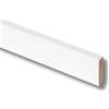 TWE - Tucci Wood Essence TWE Tucci Wood Essence Battiscopa Laccato Bianco Minimal Moderno per Interni Made in Italy Idrorepellente Dimensione Confezione x1 (50x12x2200) mm