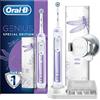Oral-B Genius Special Edition Spazzolino Elettrico, Edizione Speciale, Manico Spazzolino Intelligenza Artificiale con Custodia da Viaggio, Viola