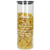 Brandani 52579 BARATTOLO PASTA VETRO C/TAPPOERMETICO METAL, cm d10x27,5h, 1,5 kg, No Lavastoviglie, Si consiglia lavaggio a mano