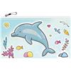 DIAMOND DOTZ DTZ14.009 - Astuccio originale 5D Diamond Painting DOTZIES con delfino, set creativo fai da te con pietre a mosaico di diamanti per bambini dai 6 anni in su, 21,5 x 14 cm, colore: Blu