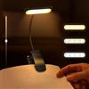 Nixtrve Lampada da Libro LED Clipser, Luminosità Regolabile, 3 Modalità Colore, Ricaricabile USB-C, Collo Flessibile 360°