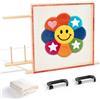 BESGEER Cornice Tappeti di Legno da 75cm x 75cm(29,5 x 29,5) Strumenti per la Realizzazione di Tappeti con Pistola Tufting