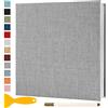 Semfalbuums Album Fotografico Autoadesivo 28x27 CM in Lino Album Portafoto Personalizzabile Scrapbook Photo Album Fotolibro Ricordi Nascita Matrimonio Journal Travel Guest Book, 40 Pagine Grigio