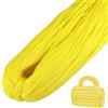 LEREATI Cordino per Borse Uncinetto, Corda Macrame 3mm x 200m Filo Macrame in Poliestere Uncinenetto e Ferri per Abbigliamento, Borse, Tappeti, Fai da Te, Regalo per Maglieria (Giallo)