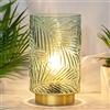 MJ PREMIER Lampada da tavolo a batteria con timer, lampada da tavolo decorativa senza fili, lampada da comodino per camera da letto, soggiorno, ingresso, regali (verde chiaro)