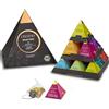 Creano Set Regalo Tisane Biologiche Premium "ORGANIC HERBAL TEA" - 14 Bustine di Tè Piramidali - Infusi alle Erbe e Frutta, Confezione Regalo Elegante - 35g *