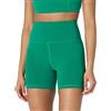 Amazon Essentials Pantaloncini Ciclista Yoga Tecnici in FormFlex Morbidissimo, a Vita Alta, 13 cm Donna, Verde Smeraldo, L