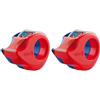 tesa 2 x 57858 - Set di 2 spatole da cancelleria, colore: Blu/Rosso